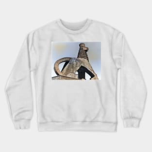 Colorized vintage photo of Lion of Judah Crewneck Sweatshirt